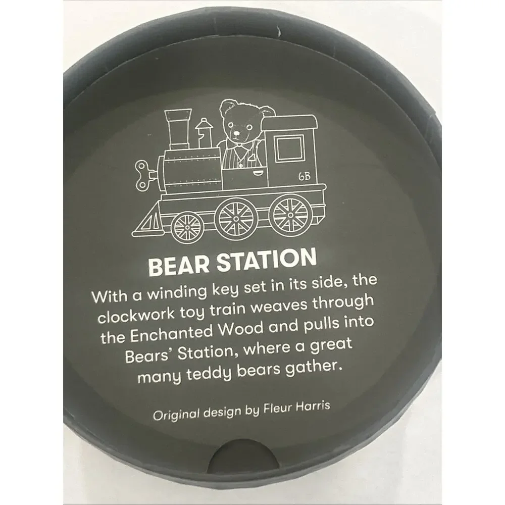 BNIB Erstwilder Fleur Harris Bear Station brooch Magic Faraway Tree Enid Blyton